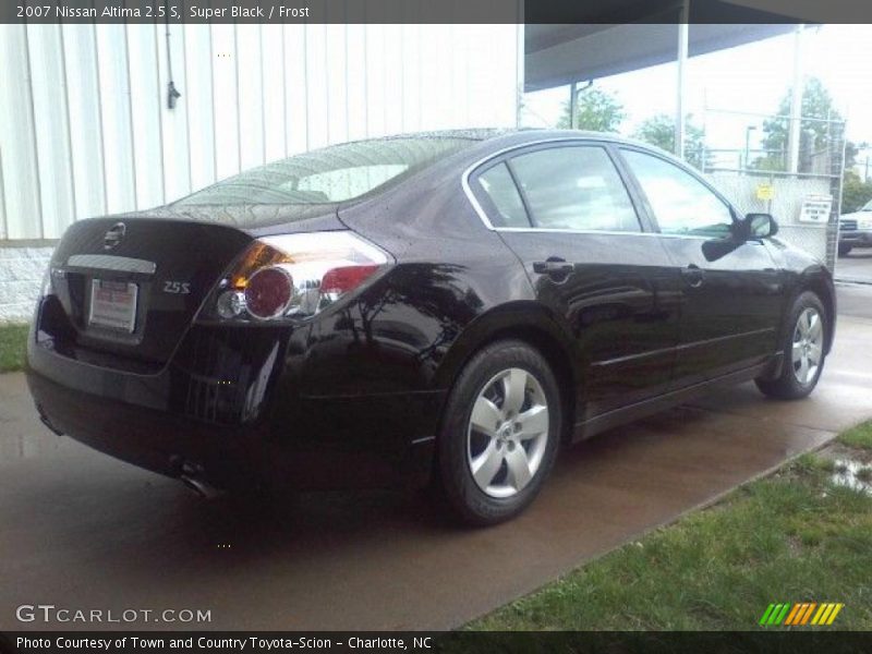 Super Black / Frost 2007 Nissan Altima 2.5 S