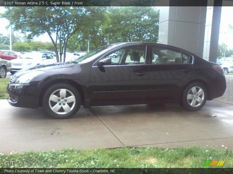 Super Black / Frost 2007 Nissan Altima 2.5 S