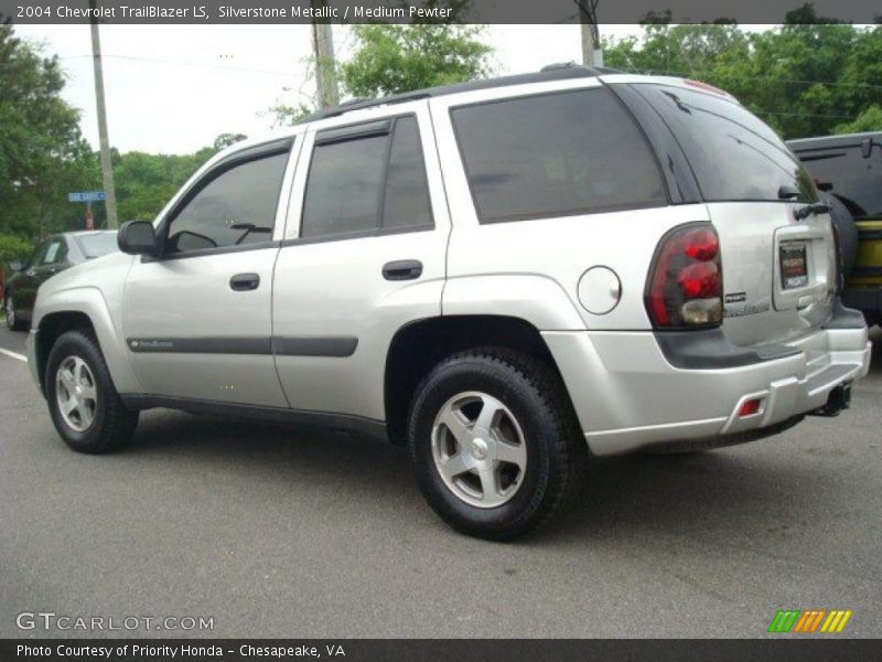 Silverstone Metallic / Medium Pewter 2004 Chevrolet TrailBlazer LS