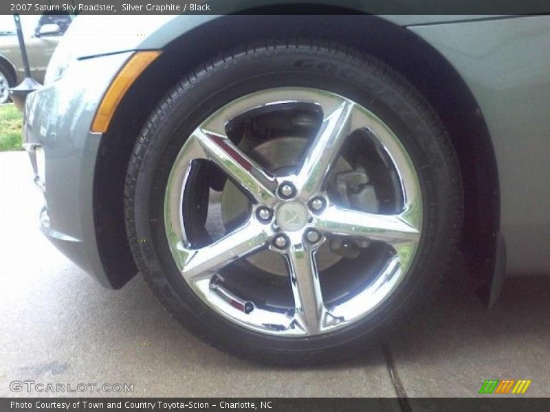 Silver Graphite / Black 2007 Saturn Sky Roadster