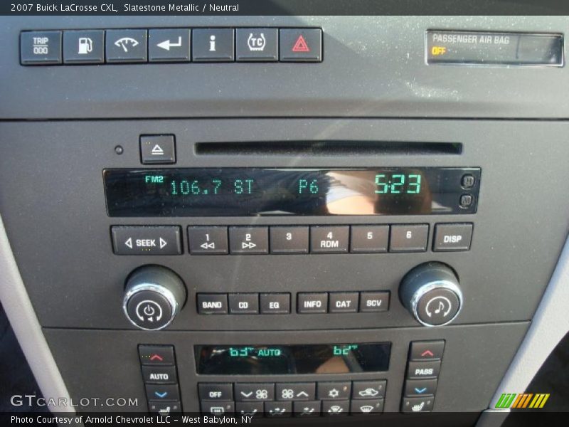 Slatestone Metallic / Neutral 2007 Buick LaCrosse CXL