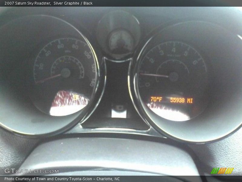 Silver Graphite / Black 2007 Saturn Sky Roadster