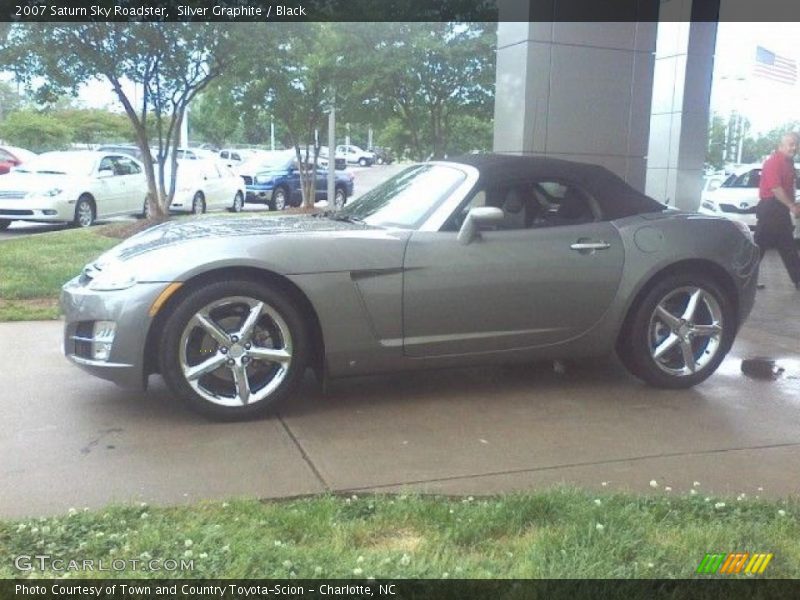 Silver Graphite / Black 2007 Saturn Sky Roadster