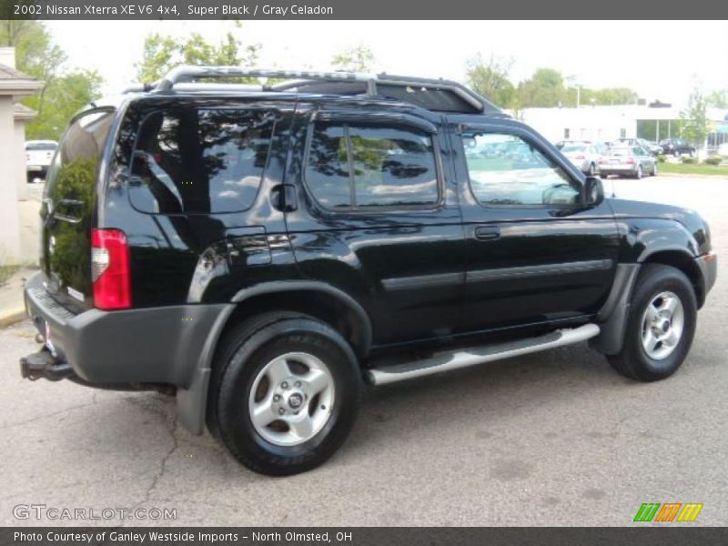 Super Black / Gray Celadon 2002 Nissan Xterra XE V6 4x4
