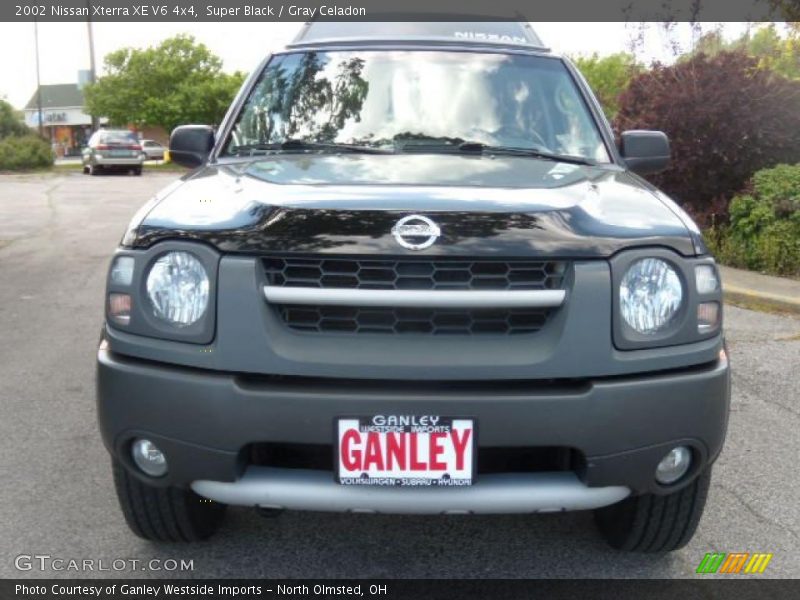 Super Black / Gray Celadon 2002 Nissan Xterra XE V6 4x4