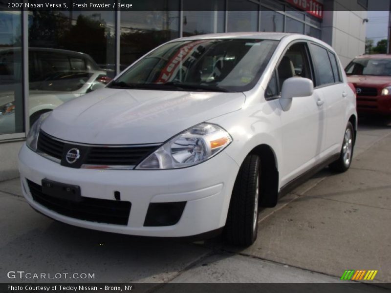 Fresh Powder / Beige 2007 Nissan Versa S