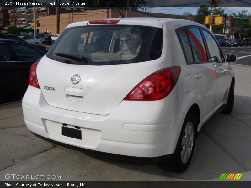 Fresh Powder / Beige 2007 Nissan Versa S