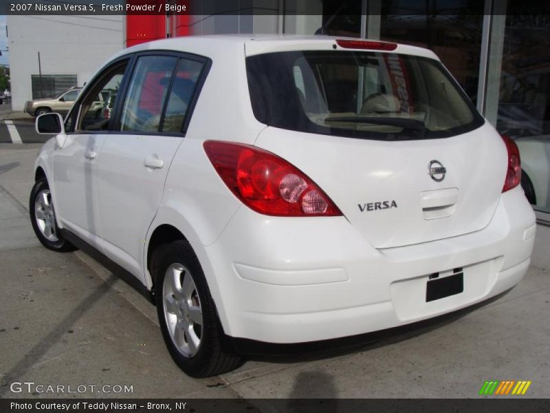Fresh Powder / Beige 2007 Nissan Versa S