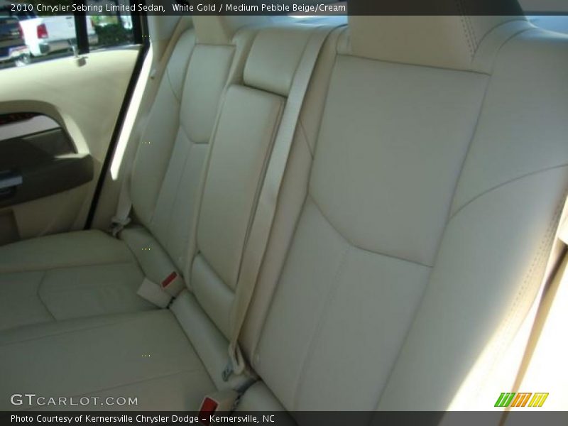 White Gold / Medium Pebble Beige/Cream 2010 Chrysler Sebring Limited Sedan