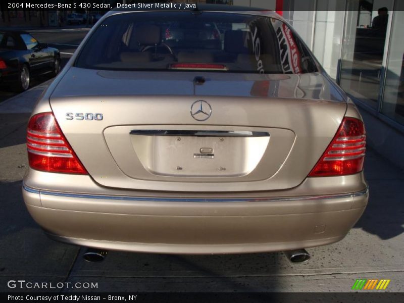 Desert Silver Metallic / Java 2004 Mercedes-Benz S 430 Sedan