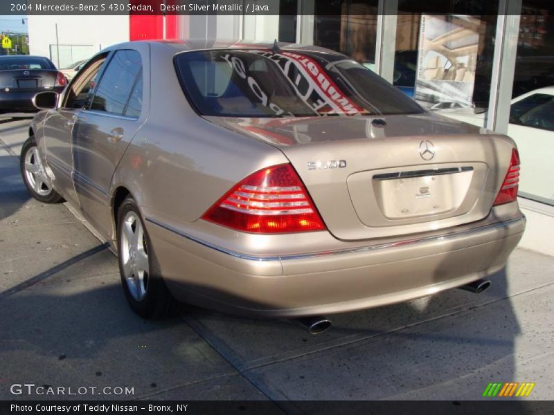 Desert Silver Metallic / Java 2004 Mercedes-Benz S 430 Sedan