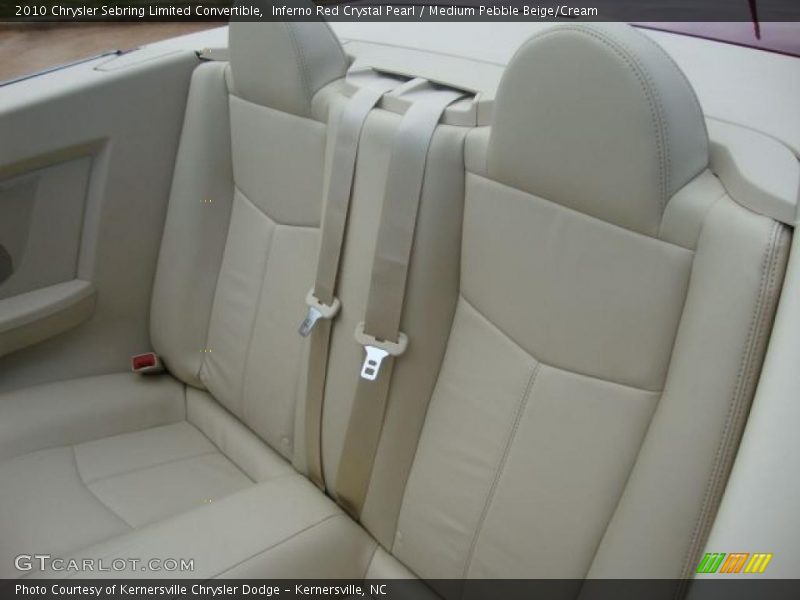 Inferno Red Crystal Pearl / Medium Pebble Beige/Cream 2010 Chrysler Sebring Limited Convertible