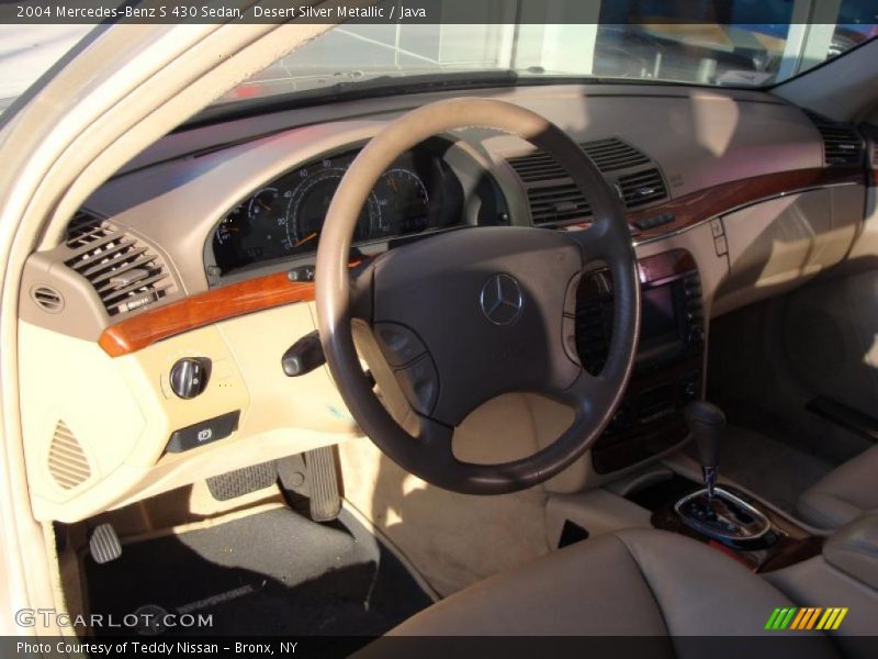 Desert Silver Metallic / Java 2004 Mercedes-Benz S 430 Sedan