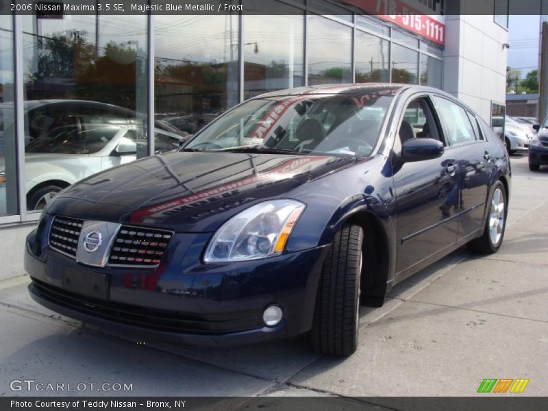 Majestic Blue Metallic / Frost 2006 Nissan Maxima 3.5 SE