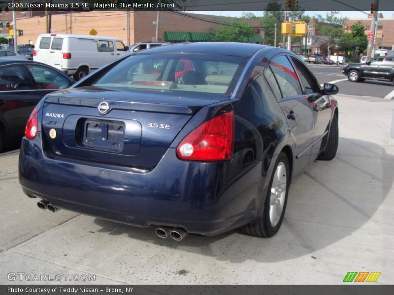 Majestic Blue Metallic / Frost 2006 Nissan Maxima 3.5 SE