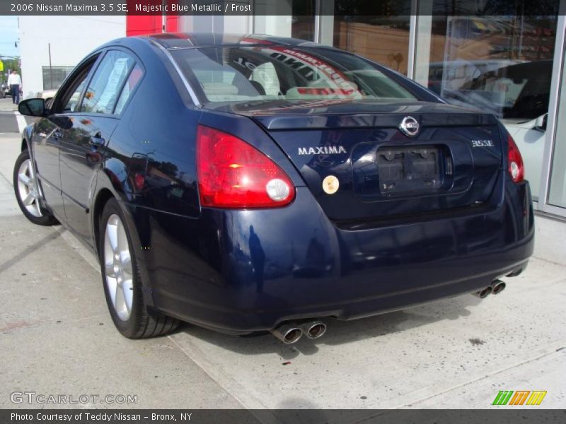 Majestic Blue Metallic / Frost 2006 Nissan Maxima 3.5 SE