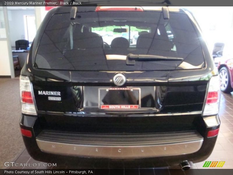 Black / Black 2009 Mercury Mariner Premier