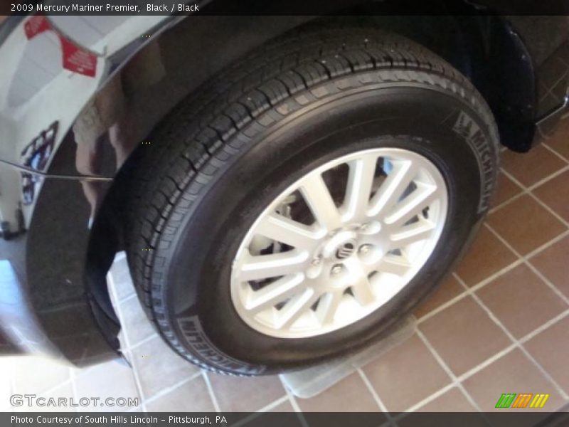 Black / Black 2009 Mercury Mariner Premier