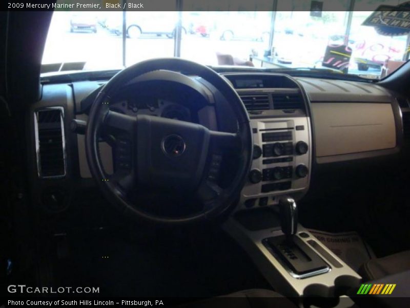 Black / Black 2009 Mercury Mariner Premier