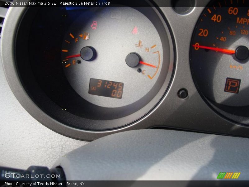 Majestic Blue Metallic / Frost 2006 Nissan Maxima 3.5 SE