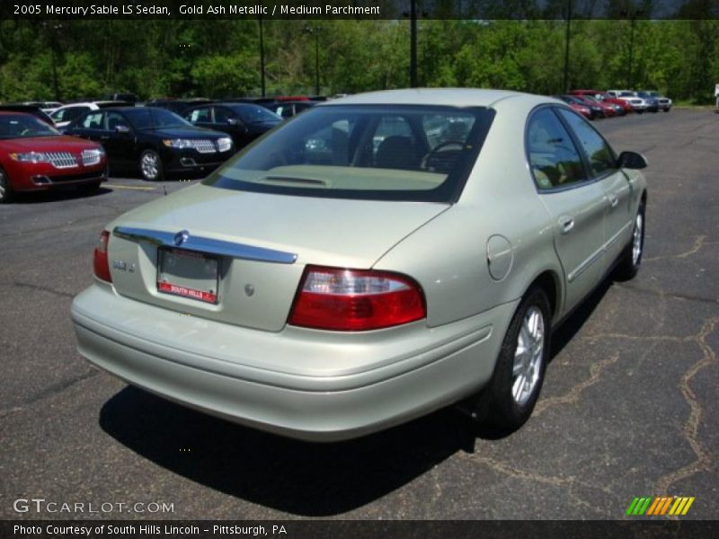 Gold Ash Metallic / Medium Parchment 2005 Mercury Sable LS Sedan