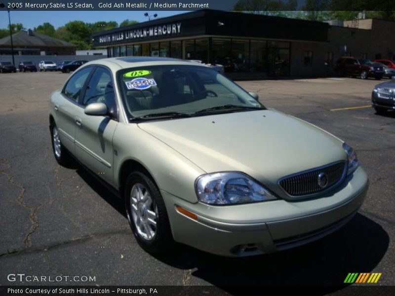 Gold Ash Metallic / Medium Parchment 2005 Mercury Sable LS Sedan