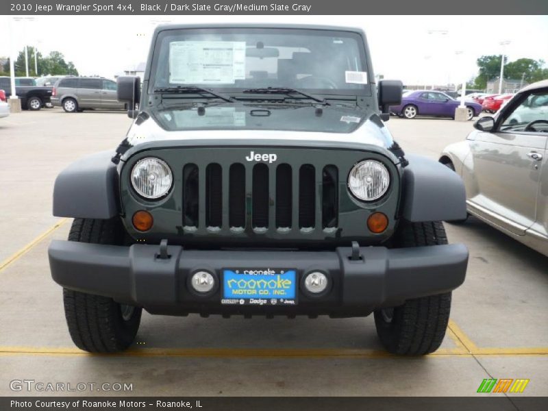 Black / Dark Slate Gray/Medium Slate Gray 2010 Jeep Wrangler Sport 4x4