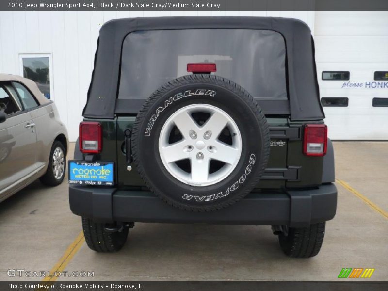 Black / Dark Slate Gray/Medium Slate Gray 2010 Jeep Wrangler Sport 4x4