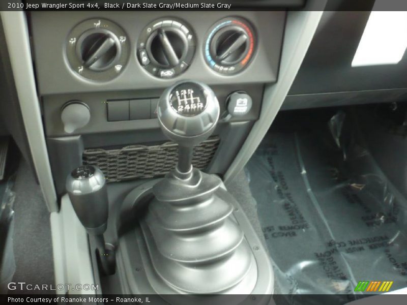 Black / Dark Slate Gray/Medium Slate Gray 2010 Jeep Wrangler Sport 4x4