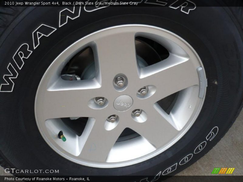 Black / Dark Slate Gray/Medium Slate Gray 2010 Jeep Wrangler Sport 4x4