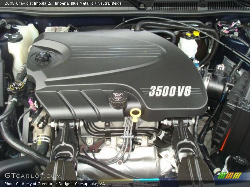 Imperial Blue Metallic / Neutral Beige 2008 Chevrolet Impala LS