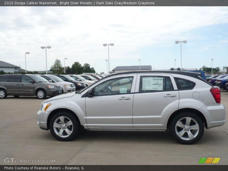 Bright Silver Metallic / Dark Slate Gray/Medium Graystone 2010 Dodge Caliber Mainstreet