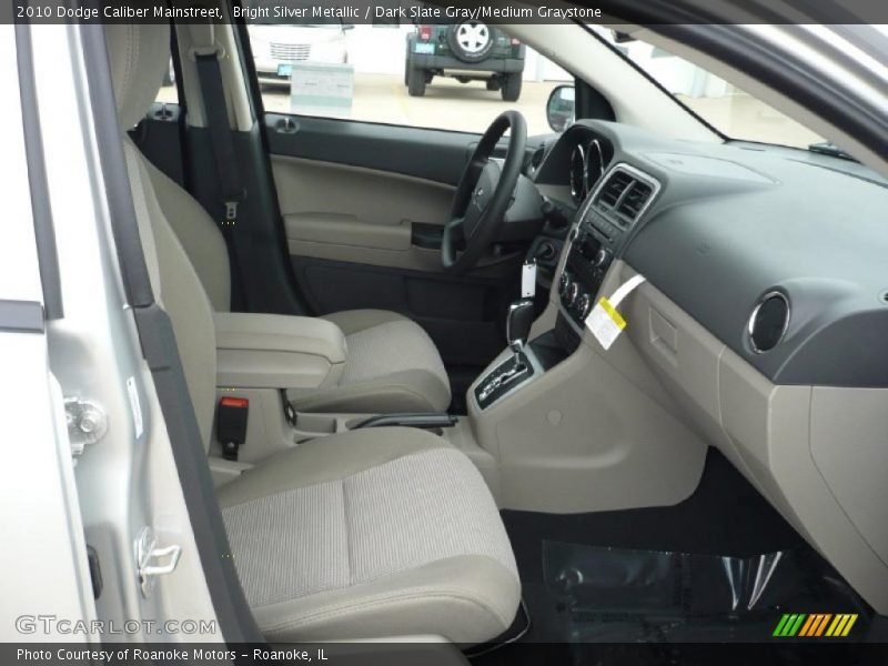 Bright Silver Metallic / Dark Slate Gray/Medium Graystone 2010 Dodge Caliber Mainstreet