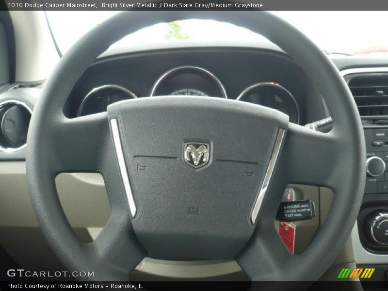 Bright Silver Metallic / Dark Slate Gray/Medium Graystone 2010 Dodge Caliber Mainstreet