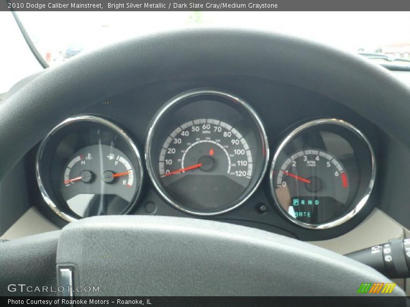 Bright Silver Metallic / Dark Slate Gray/Medium Graystone 2010 Dodge Caliber Mainstreet