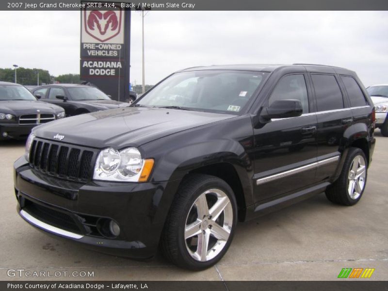 Black / Medium Slate Gray 2007 Jeep Grand Cherokee SRT8 4x4