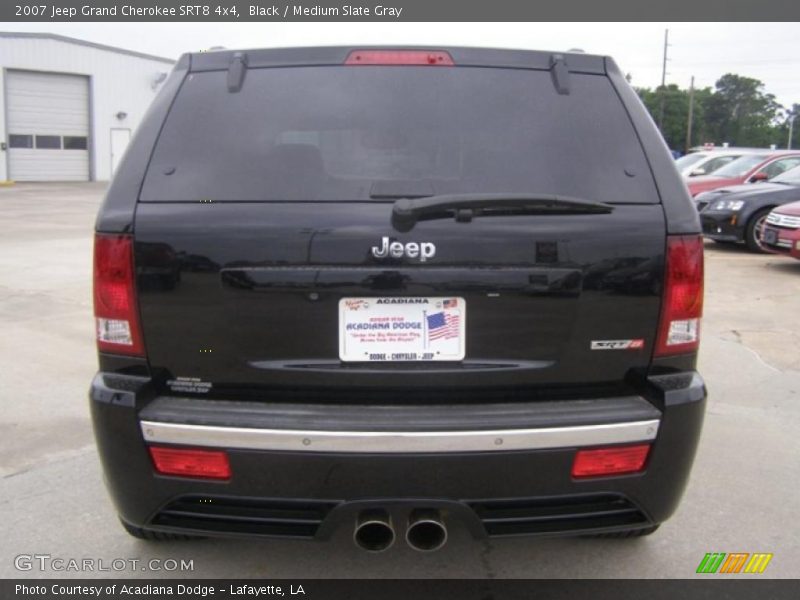 Black / Medium Slate Gray 2007 Jeep Grand Cherokee SRT8 4x4