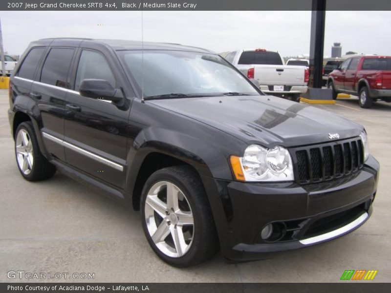 Black / Medium Slate Gray 2007 Jeep Grand Cherokee SRT8 4x4