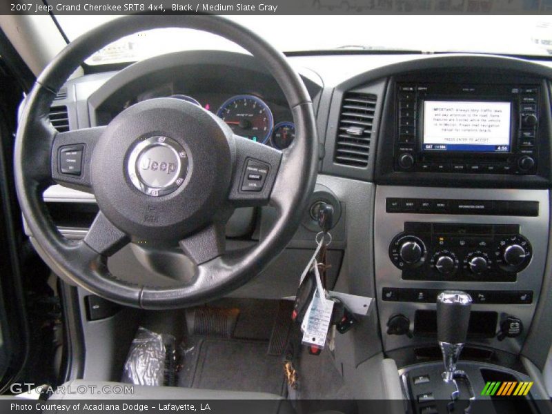 Black / Medium Slate Gray 2007 Jeep Grand Cherokee SRT8 4x4