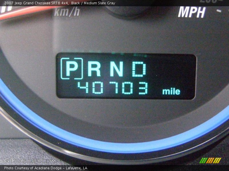 Black / Medium Slate Gray 2007 Jeep Grand Cherokee SRT8 4x4