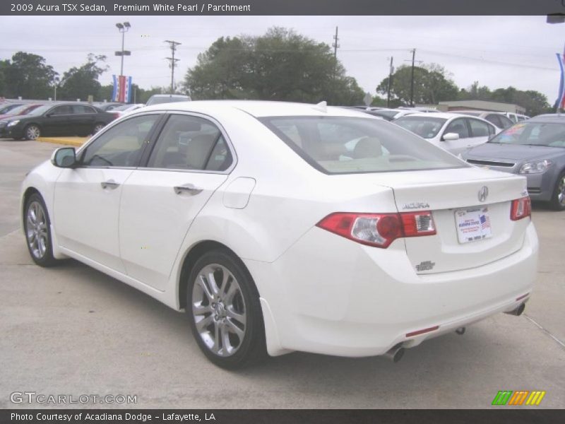 Premium White Pearl / Parchment 2009 Acura TSX Sedan