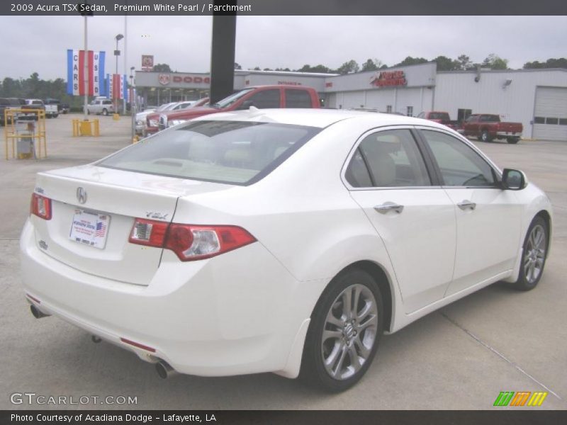 Premium White Pearl / Parchment 2009 Acura TSX Sedan