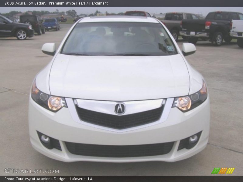 Premium White Pearl / Parchment 2009 Acura TSX Sedan