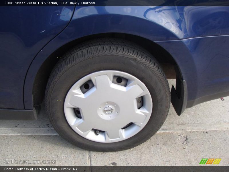 Blue Onyx / Charcoal 2008 Nissan Versa 1.8 S Sedan