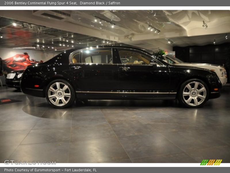 Diamond Black / Saffron 2006 Bentley Continental Flying Spur 4 Seat