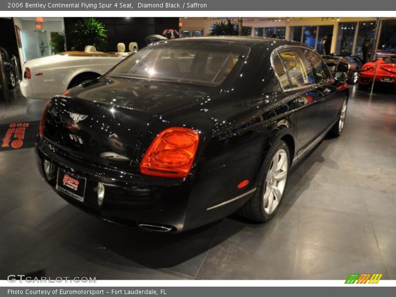 Diamond Black / Saffron 2006 Bentley Continental Flying Spur 4 Seat