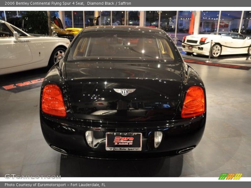 Diamond Black / Saffron 2006 Bentley Continental Flying Spur 4 Seat