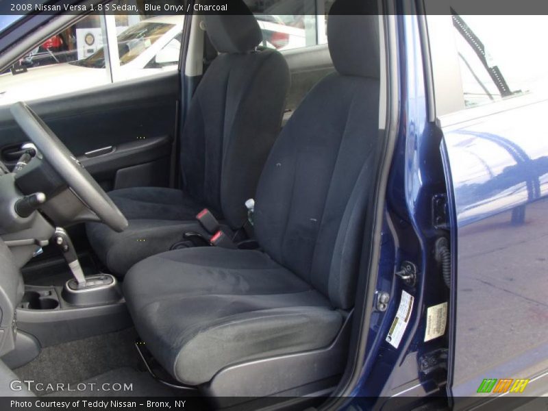 Blue Onyx / Charcoal 2008 Nissan Versa 1.8 S Sedan