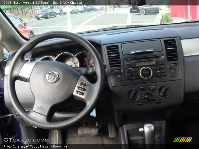 Blue Onyx / Charcoal 2008 Nissan Versa 1.8 S Sedan