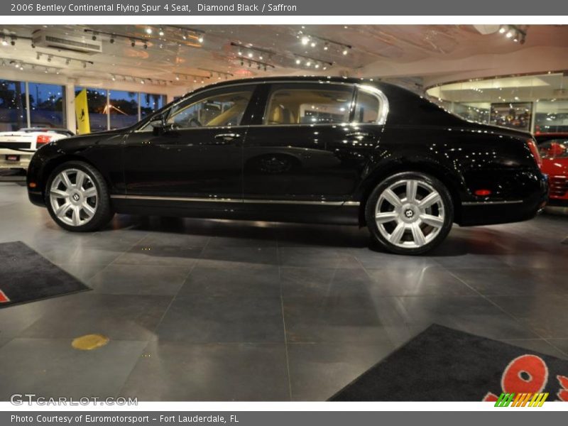 Diamond Black / Saffron 2006 Bentley Continental Flying Spur 4 Seat